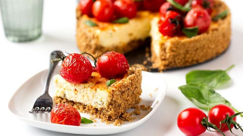 Domatesli Cheesecake Tarifi